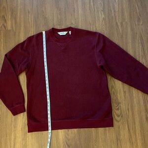 Eddie Bauer Men's Deep Maroon Crewneck sweatshirt